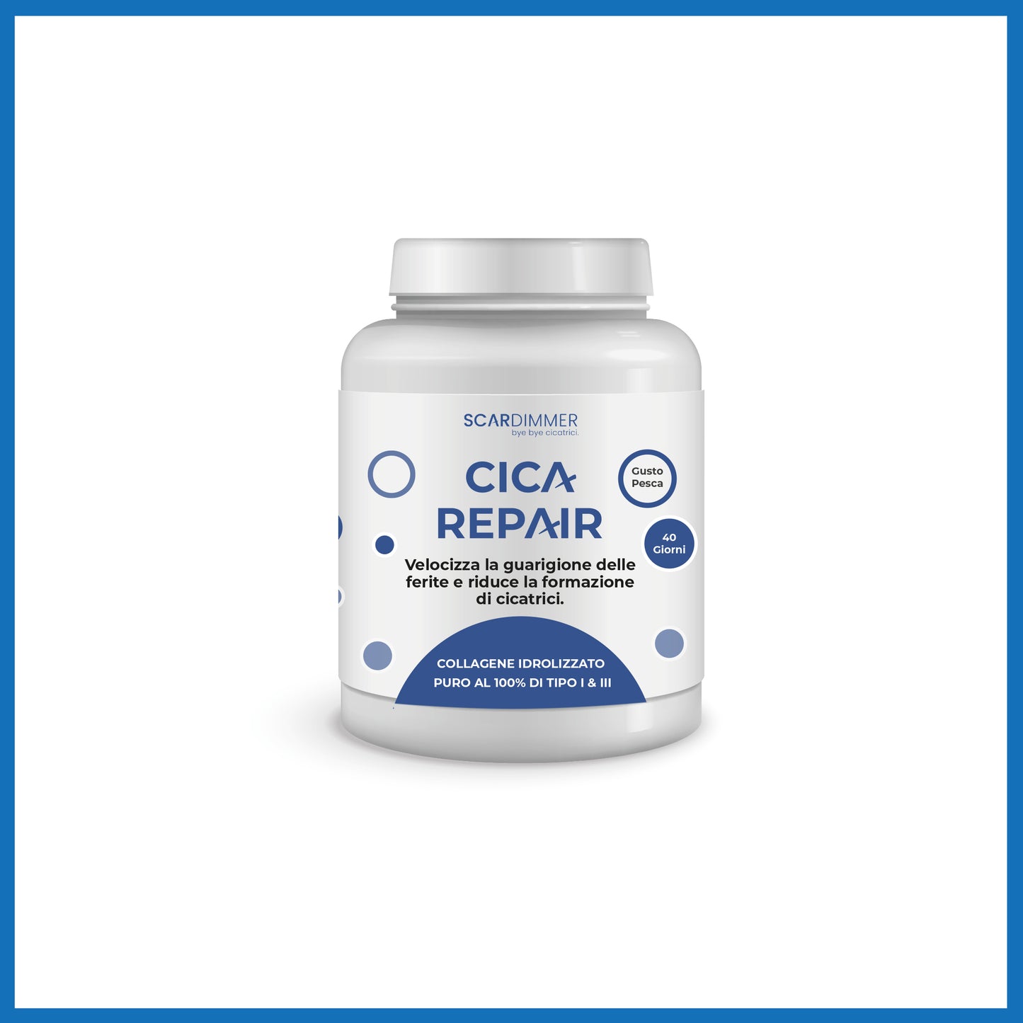 Scardimmer Collagene Idrolizzato Puro - Integratore Alimentare per Cicatrici