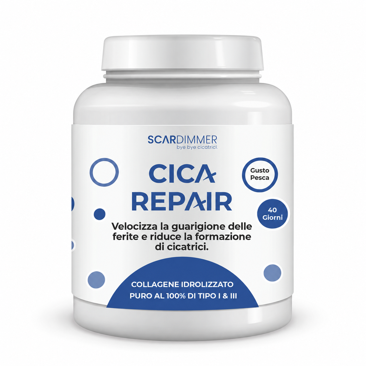 Scardimmer Collagene Idrolizzato Puro - Integratore Alimentare per Cicatrici