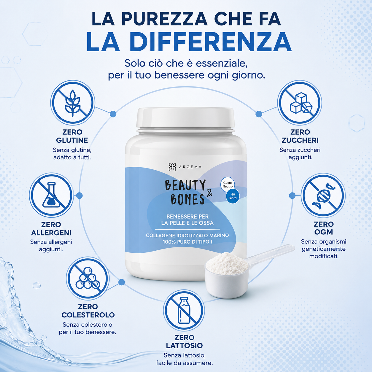 BEAUTY & BONES - Collagene Idrolizzato Marino 100%